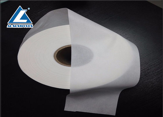 Chine 40 à 120 GM/M ont imprimé le tissu non-tissé élastique pour faire la couverture d'oeil de vapeur fournisseur