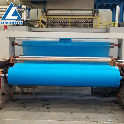 Chine Tissu non-tissé d'Al -2400mm Sms pp Spunbond faisant la machine pour le tissu de polypropylène fournisseur