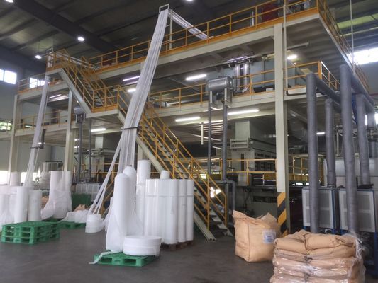 Chine Machine non-tissée de tissu d'OIN 1.6-4.2m pp Spunbond avec deux ans de garantie fournisseur