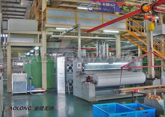 Chine Textile tissé de pp Spunbond non faisant la machine avec la croix/ligne modèle gravant en refief fournisseur